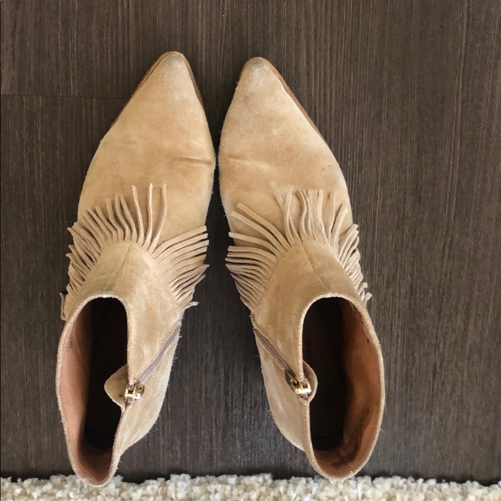 Matiko suede fringe ankle boots - Picture 1 of 8